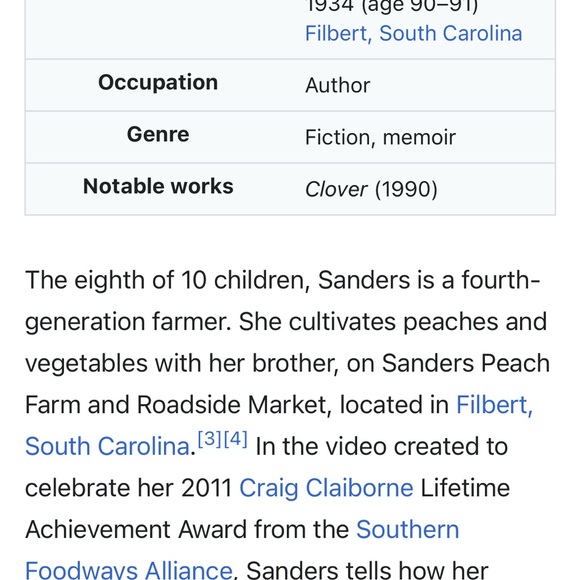 CLOVER NOVEL Dori Sanders Peaches Hardcover Georgia FOOD FARM FAMILY Alqonquin - Picture 7 of 8